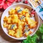 ☆クリスマスに！塩チョコスターのフライドポテト☆