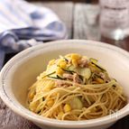 ズッキーニとツナの柚子胡椒マヨソテーパスタ【#簡単#ランチ】