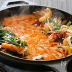 アレンジ☆タコと野菜のチーズタッカルビ