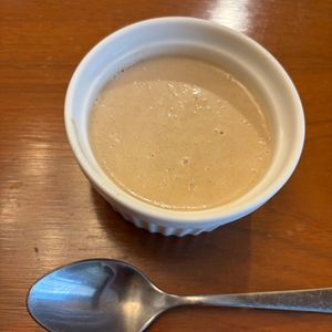 307685の作ってみた!投稿(我が家で大人気!レンジで楽々☆ピーナッツバターの香ばしプリン)