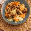 【業務スーパー】ゆず香る♪焼き鳥野菜炒めの工程3
