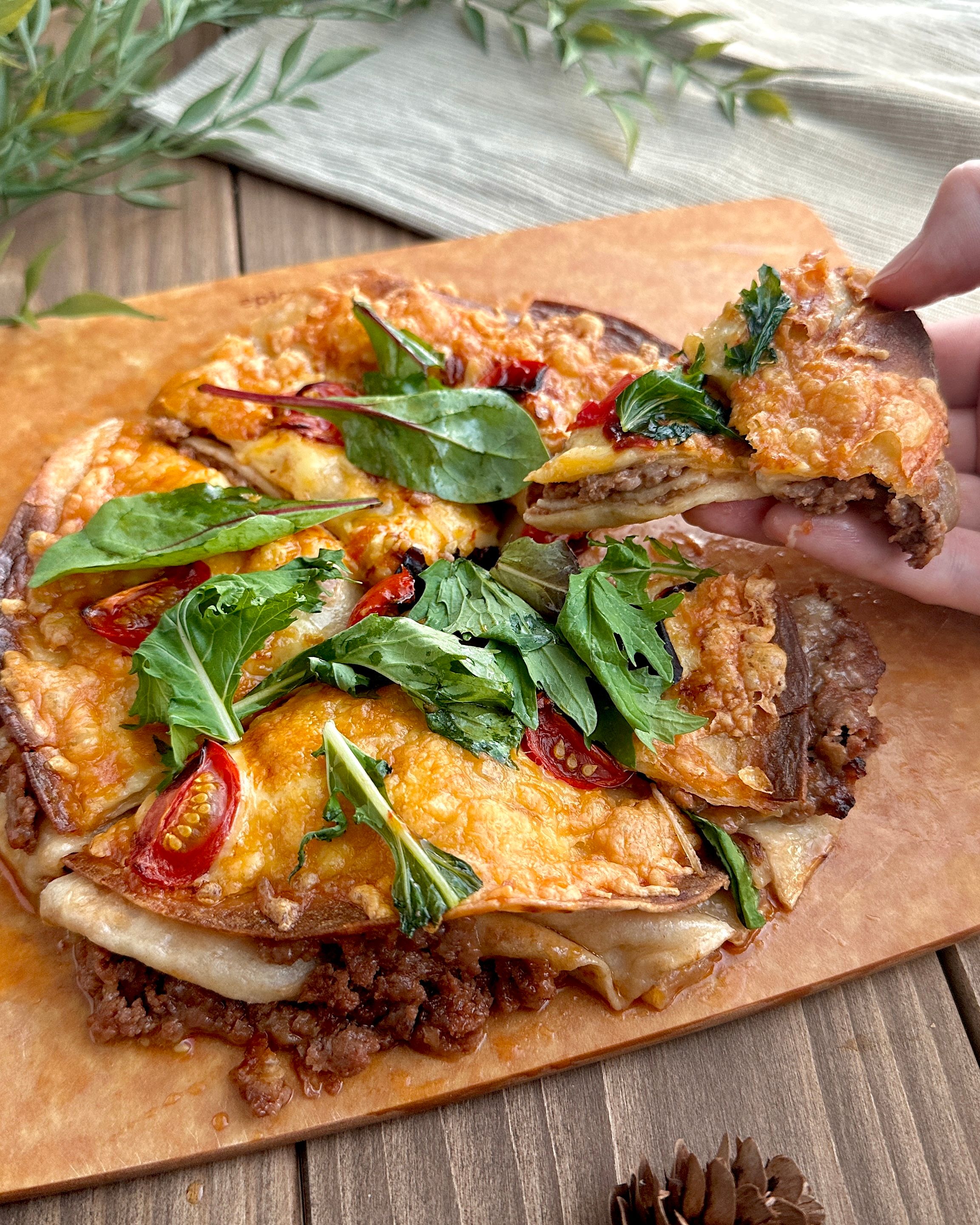 ノンフライヤーで簡単♪【トルティーヤピザ】 | レシピサイトNadia