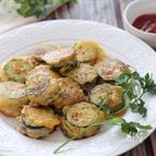 一口でパクリ♪お弁当にも♡ズッキーニの肉サンドピカタ