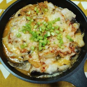 M＊Pの作ってみた!投稿(タラのキムチーズ)