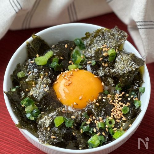 【焼肉屋さんにあるアレ】5分でできる♪韓国のり玉ごはん