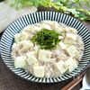 レンジで〖白い麻婆豆腐〗生姜香る♪白だしでさっぱり夏の味*+の工程3