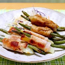 ポテトとインゲンの豚肉巻き