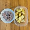 ワンパン10分!【ソーセージとポテトのハニーマスタード炒め】の工程1