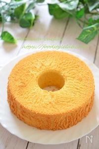 米粉のふんわりシフォンケーキ♡