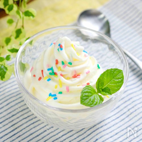 材料4つで！ねっちりとろける【ソフトクリーム】