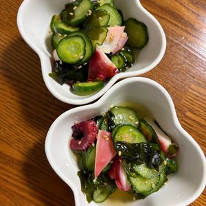 まさの作ってみた!投稿(タコときゅうりの酢の物【作り置き】)