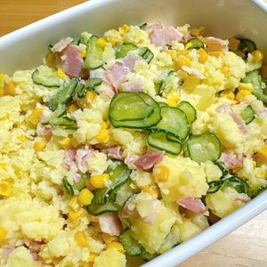 cinnamonの作ってみた!投稿(【クリーミーポテトサラダ】まろやか仕立て♡ごちそう副菜♬)