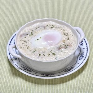 キャピタンの作ってみた!投稿(【生米から炊く！】簡単カルボリゾット)