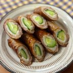 お弁当にも◎ちくわきゅうりの豚肉巻き