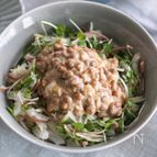 【みそマヨ納豆の薬味丼】納豆がコクうま♪