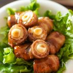 【巻いて焼くだけ】チーズちくわ肉巻きの照り焼き