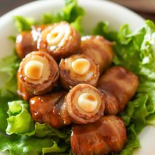 【巻いて焼くだけ】チーズちくわ肉巻きの照り焼き