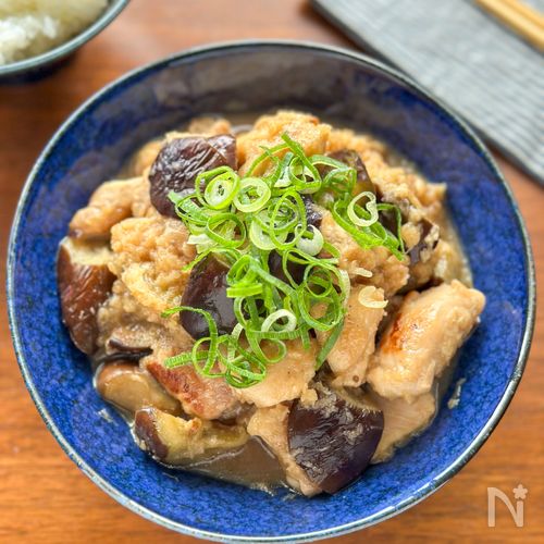ワンパン10分!ポン酢でさっぱり「鶏肉となすのみぞれ煮」