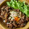 10分で完成!【ひき肉ときのこのロコモコ風丼】卵もワンパン◎