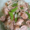 ゆみの作ってみた!投稿(ギョニソとスナップエンドウの《にんにくおかかサラダ》)