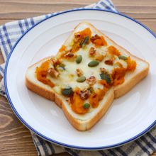 かぼちゃの煮物のリメイクトースト