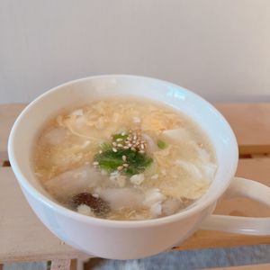 あーちゃん·͜· ♡の作ってみた!投稿(和風仕立て♪『豆腐としめじのたまごスープ』)