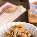 じわーっと美味しい♡レンジで簡単♪【牛肉とごぼうのしぐれ煮】