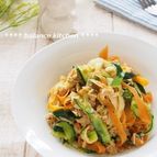 子ども喜ぶ。ひらひらズッキーニのツナ炒め【常備菜】