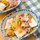 【だししょうゆでつくる◎豚バラ白菜のすき煮風】