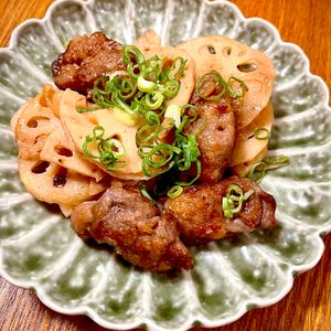 michuの作ってみた!投稿(【食材2つ】豚こまと蓮根の味噌炒め)