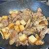 ワンパンで失敗なし！豚こまと厚揚げのポン酢オイスター炒めの工程5