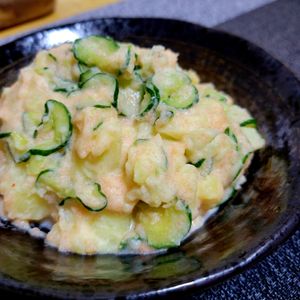 ヴェルの作ってみた!投稿(おつまみにも◎【大人の明太ポテサラ】)
