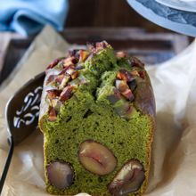 ゴロゴロ栗の抹茶パウンドケーキ