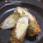 【一分レシピ】チーズちくわの磯辺揚げ。