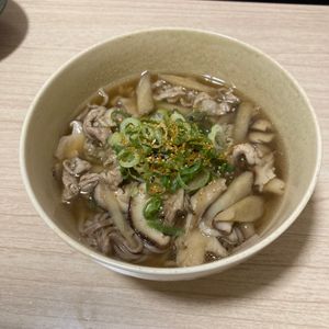 704484の作ってみた!投稿(柚子胡椒香るごぼうときのこの肉そば)