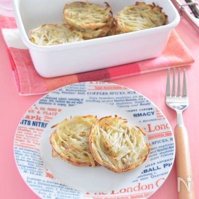マフィン型で作るポテトのガレット　作り置きレシピ