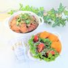 AYANO.•*¨*•.☆の作ってみた!投稿(簡単おいしい☆やみつき『豆苗とミニトマトとハムの旨味サラダ』)