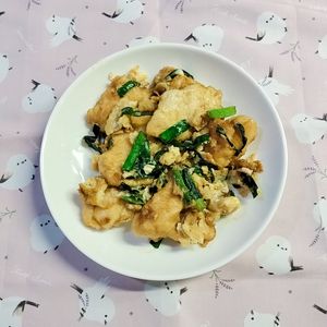 ぴんくツバメの作ってみた!投稿(『ニラ入り☆照りたまチキン』むね肉やわらか♡子供喜ぶ甘辛味♪)