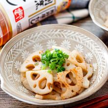 白だしで味わう、れんこんバター炒め【スープ仕立てにも!】