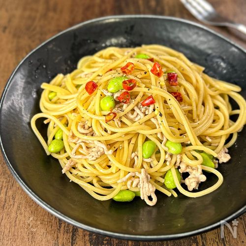 【和風ペペロンチーノ】フライパンひとつで旨味爆発！