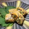 楽ラク手抜キッチン🐶🐾の作ってみた!投稿(【卵焼きバリエ】お弁当に！卵1個でインゲンと黒ごまの卵焼き)