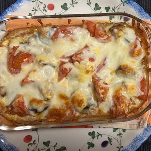 ゆっこの作ってみた!投稿(サバ缶とトマトのマヨチーズ焼き【#乗せて焼くだけ】)