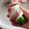 チーズ入り丸ごとピーマン肉巻き/辛味噌ダレの工程3