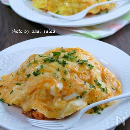 チーズでとろとろオムライス By 長岡美津恵akai Salad レシピサイト Nadia ナディア プロの料理家のおいしいレシピ