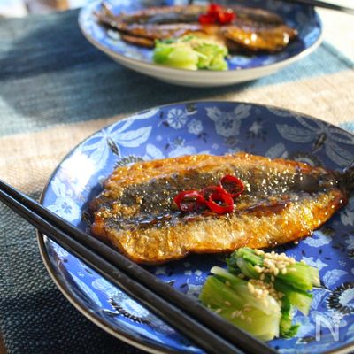 いわしの甘辛蒲焼き。