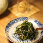 心がなでおりる【春菊の胡麻和え】