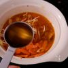 【ひき肉とキムチのまろやか豆乳スープ】温活♪白だしでコク旨!の工程3