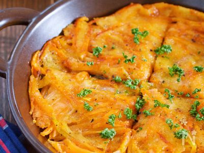 カリもち食感 にんじんのコンソメチーズガレット By ｙｕｕ レシピサイト Nadia ナディア プロの料理家のおいしいレシピ