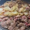 ほっと温まる♪つゆだく【牛こまと白菜のすき煮風】の工程3