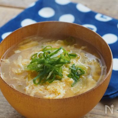 簡単で家族にウケる♪甘～～い卵と玉ねぎの味噌汁